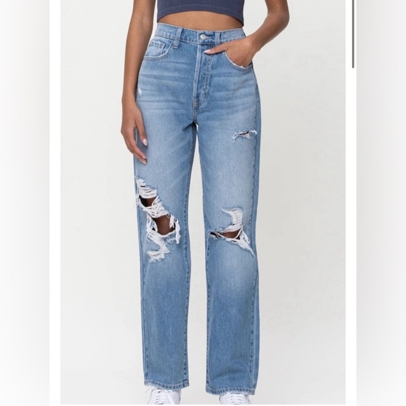 Cello High Rise Mom Jeans - Size 9 - New Without Tags - Picture 1 of 9